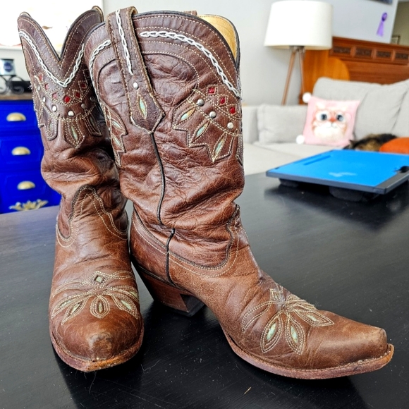 Tony Lama women's cowboy boots - Picture 2 of 7
